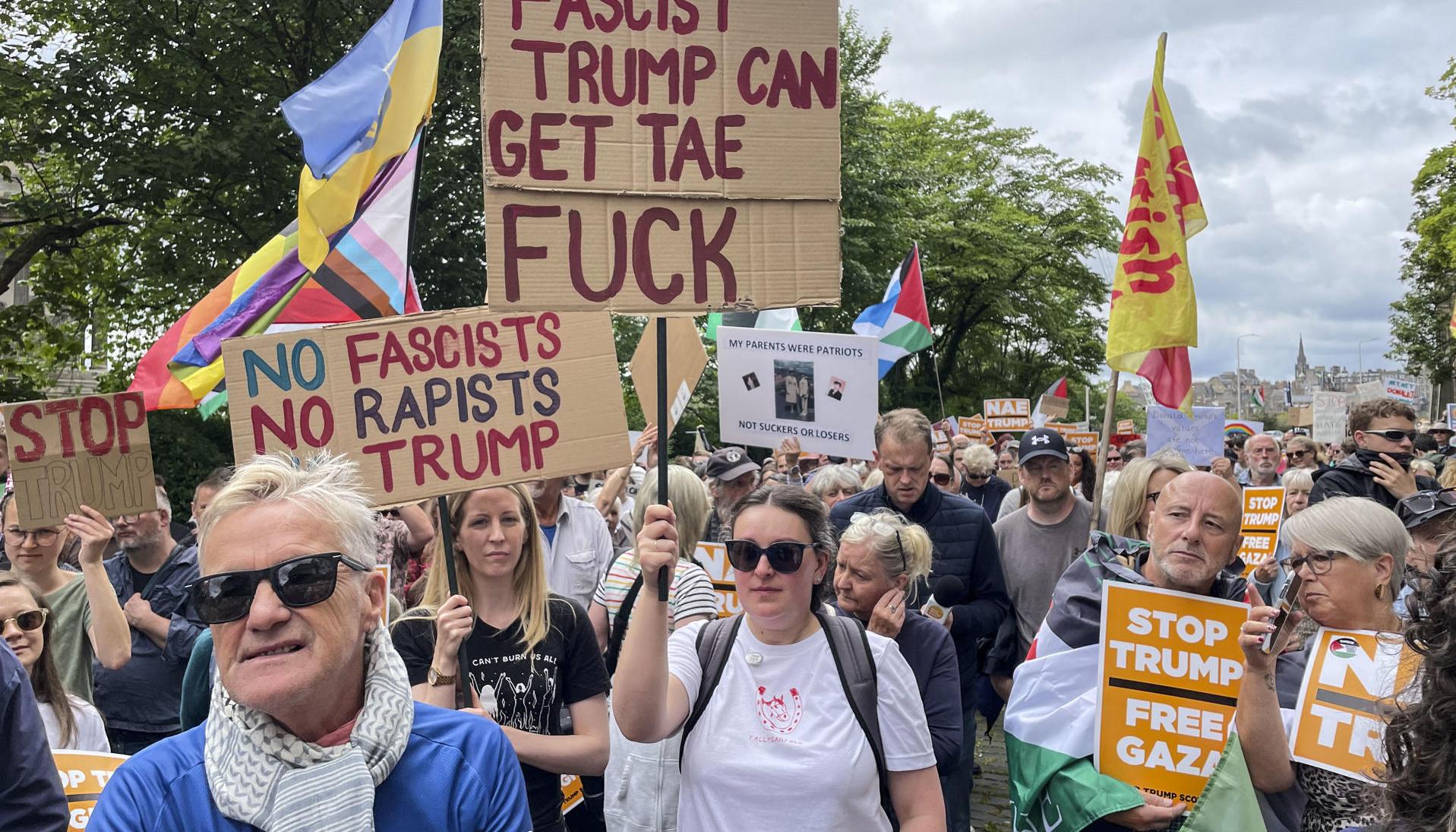 Protestas contra Trump.