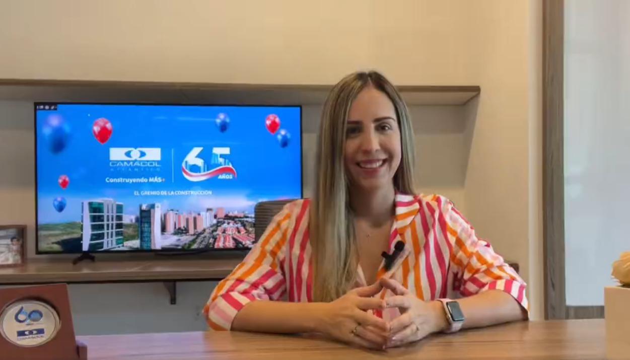 Laura Restrepo, gerente de Camacol Atlántico.