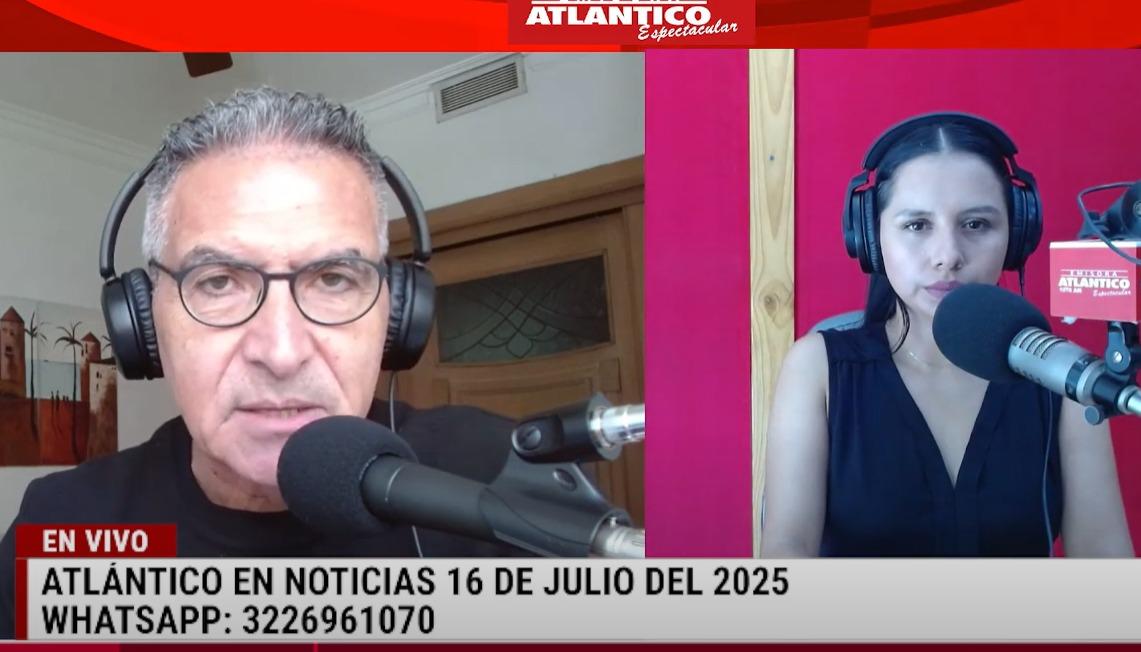 Transmisión de Atlántico en Noticias.