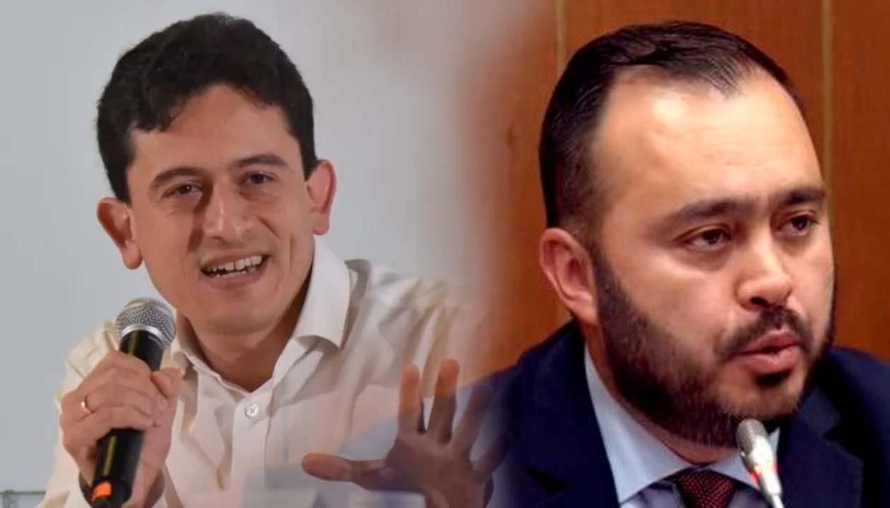 Exministro Luis Carlos Reyes (Izq.) y el senador Jairo Castellanos (Der.) 