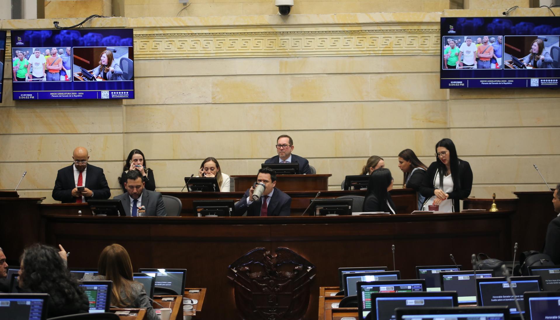 Plenaria del Senado.