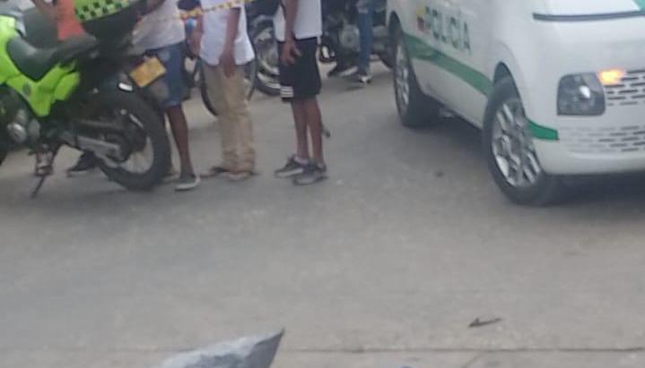 Lugar donde sucedió el homicidio.