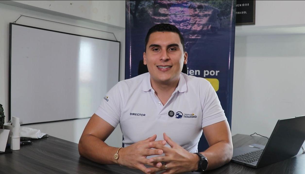 Santander Donado, Director del Tránsito de Soledad. 