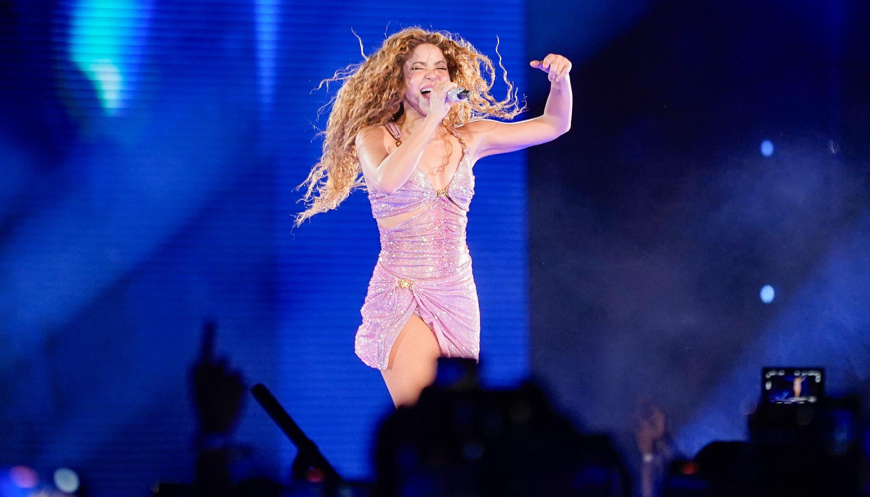 Shakira en concierto. 