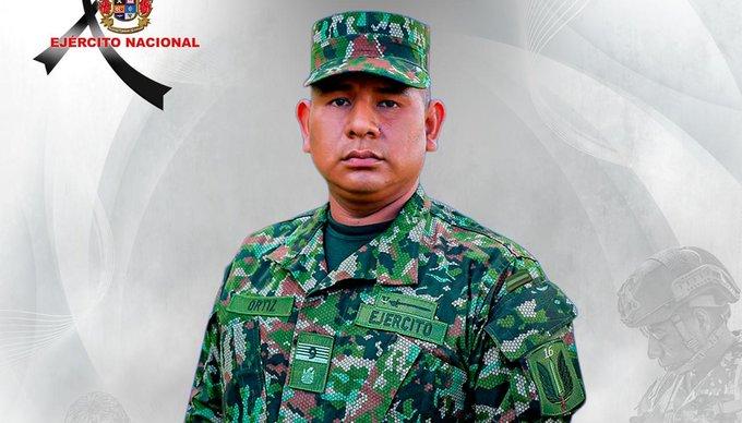 Soldado profesional Daniel Ortiz Conde. 