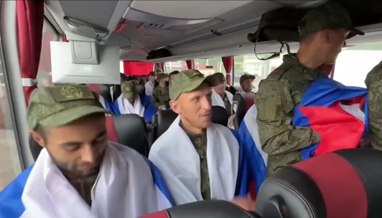 Militares rusos liberados.