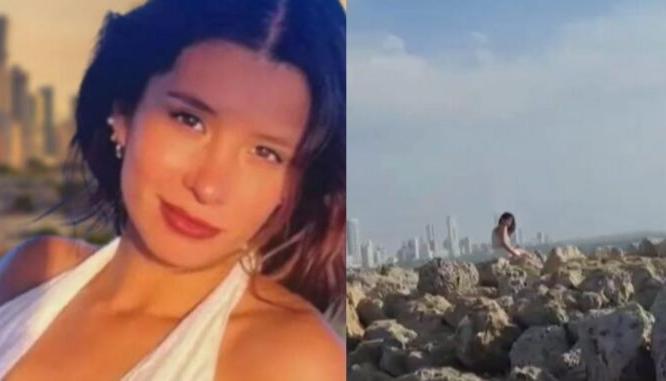 Tatiana Hernández desapareció después de ser vista sentada en espolones en la avenida Santander. 