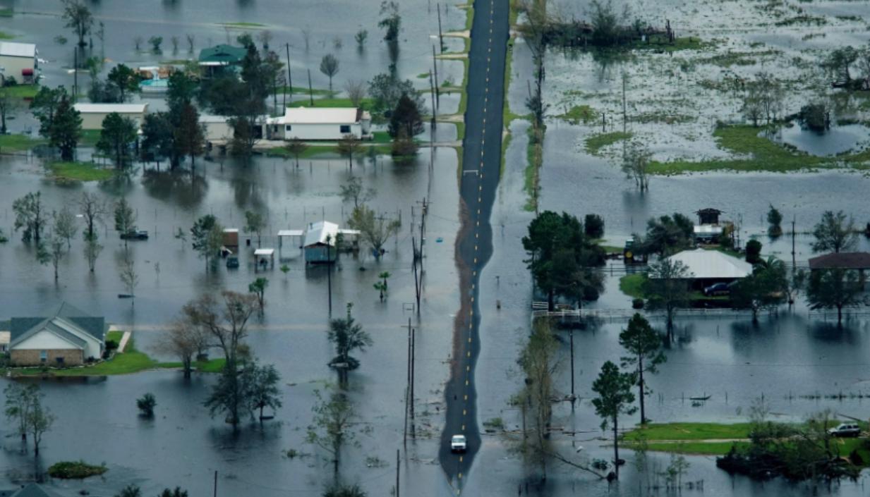 Inundaciones en el estado de Texas este viernes. 