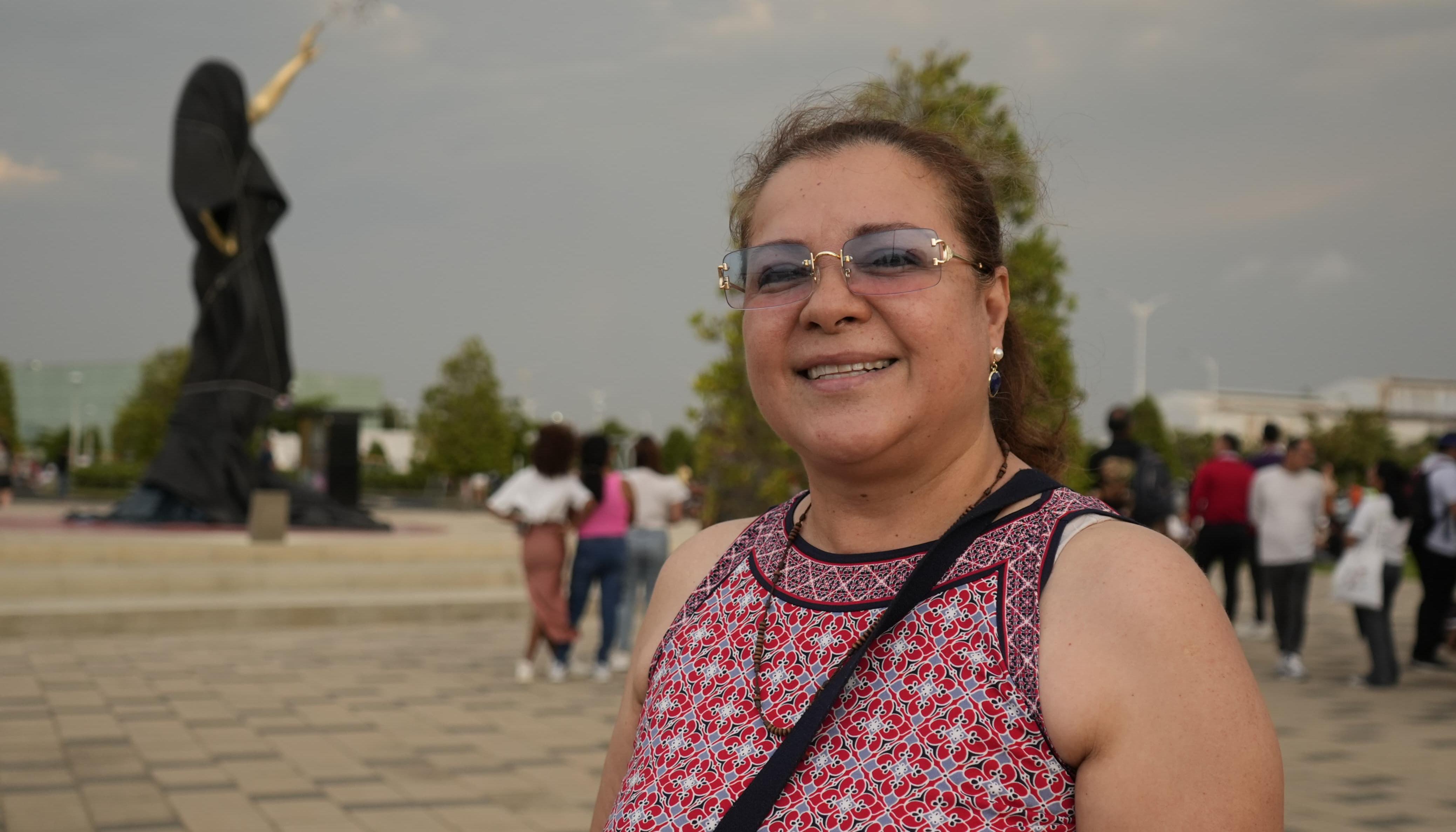 Elizabeth Henao, quien llegó desde Los Ángeles a Barranquilla. 