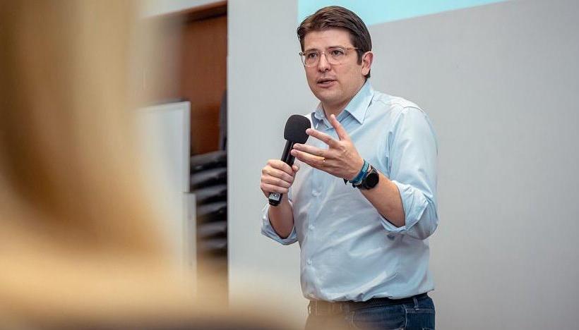 El precandidato Miguel Uribe Turbay.