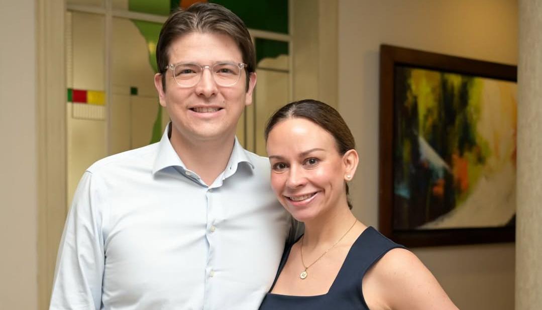 Miguel Uribe Turbay y María Claudia Tarazona.