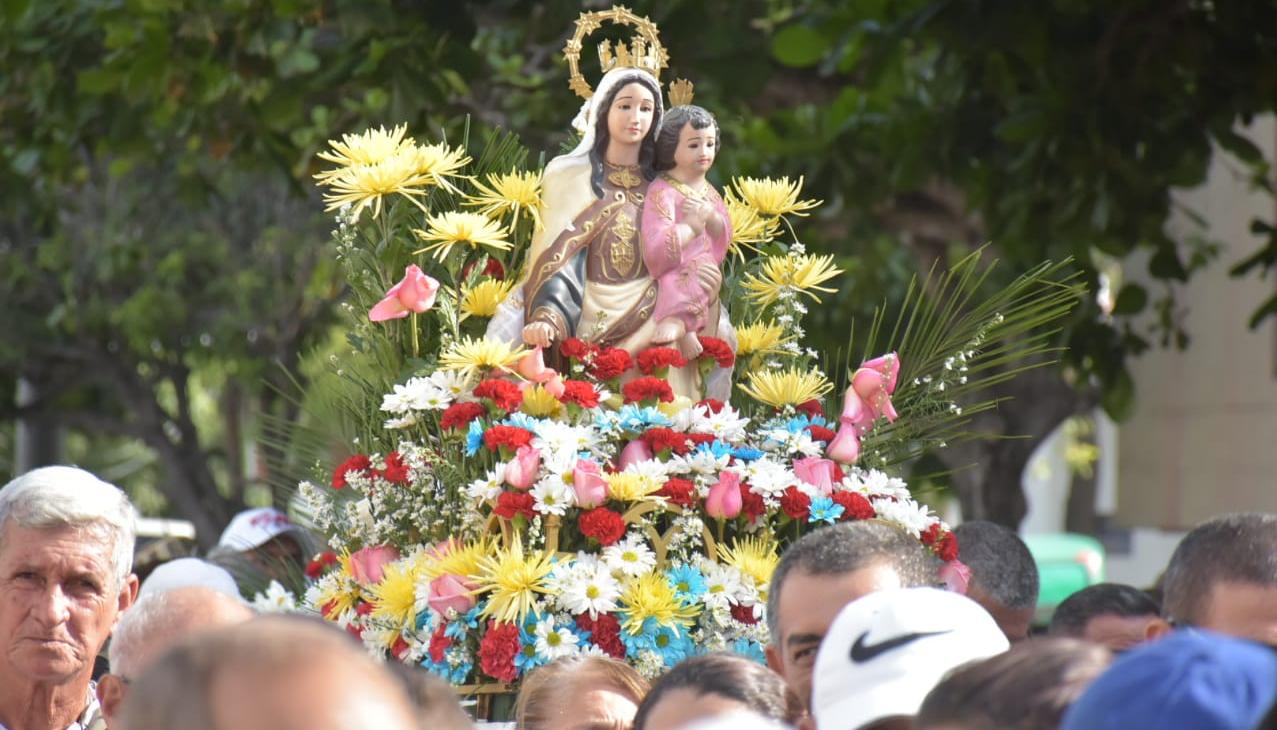Celebración de la Virgen del Carmen.