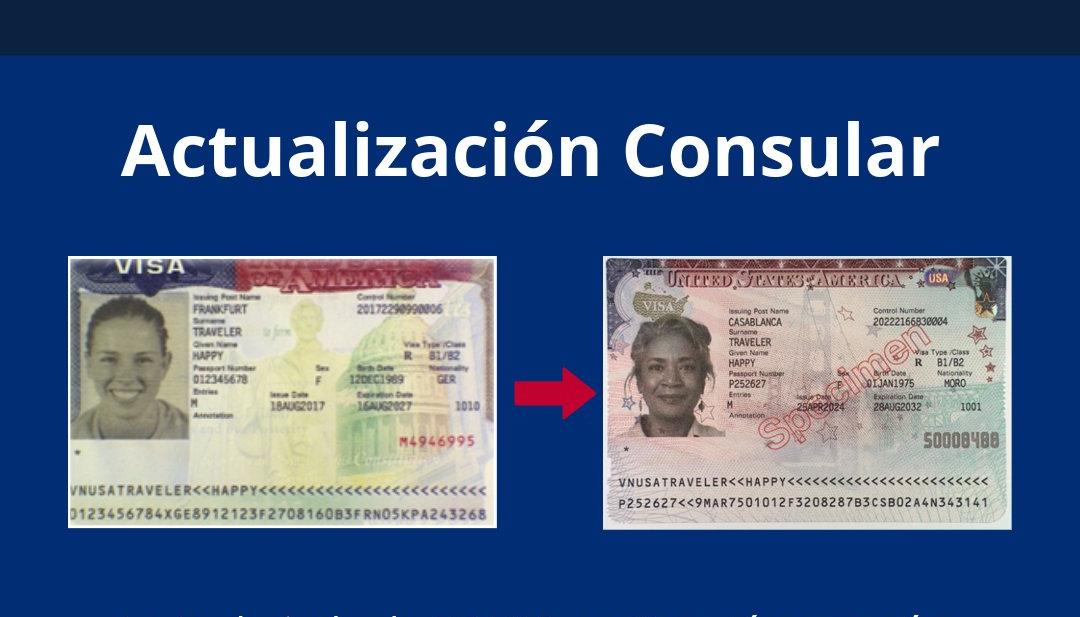 Cambio en la visa.