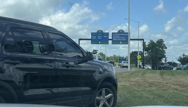 Zona del aeropuerto de Blue Grass de Lexington