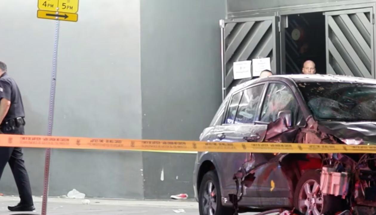 Accidente en Los Ángeles.