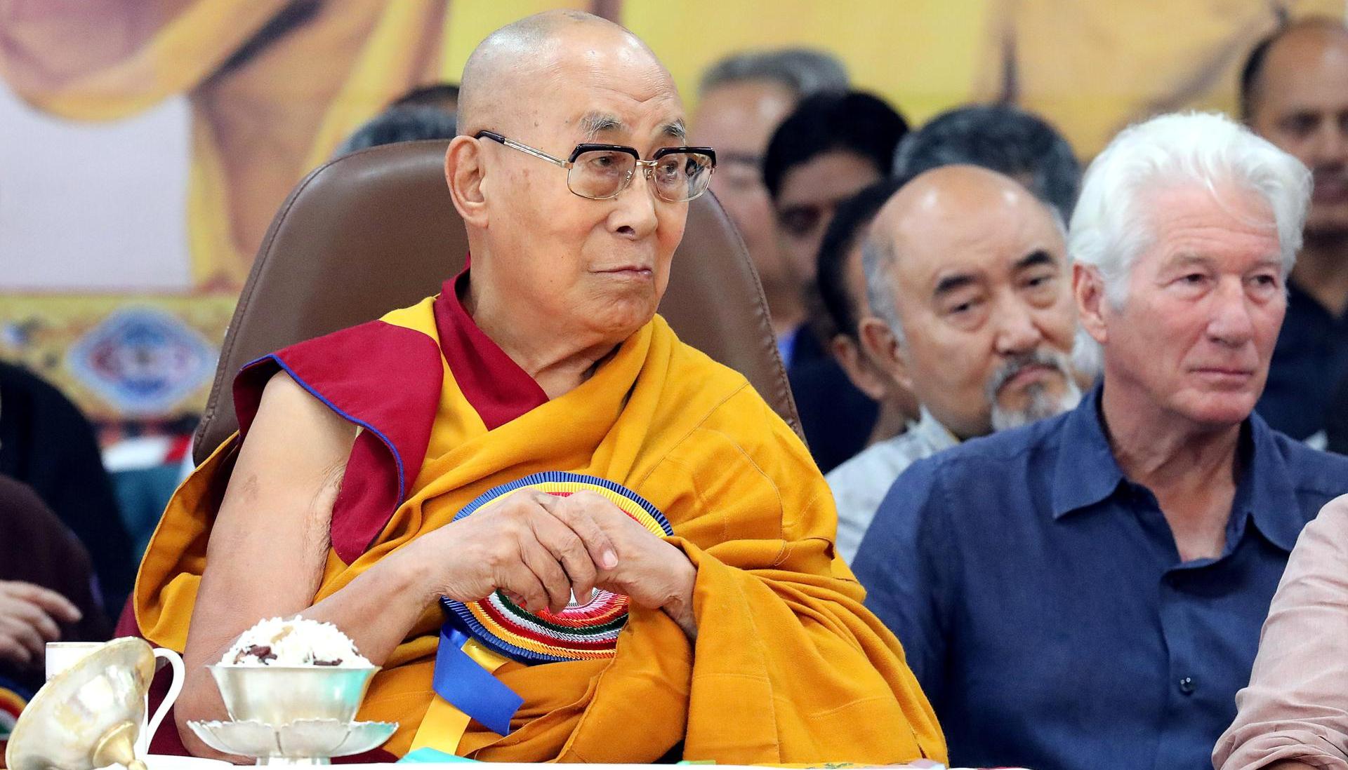 El Dalai Lama participa este domingo en las ceremonias de su cumpleaños. 