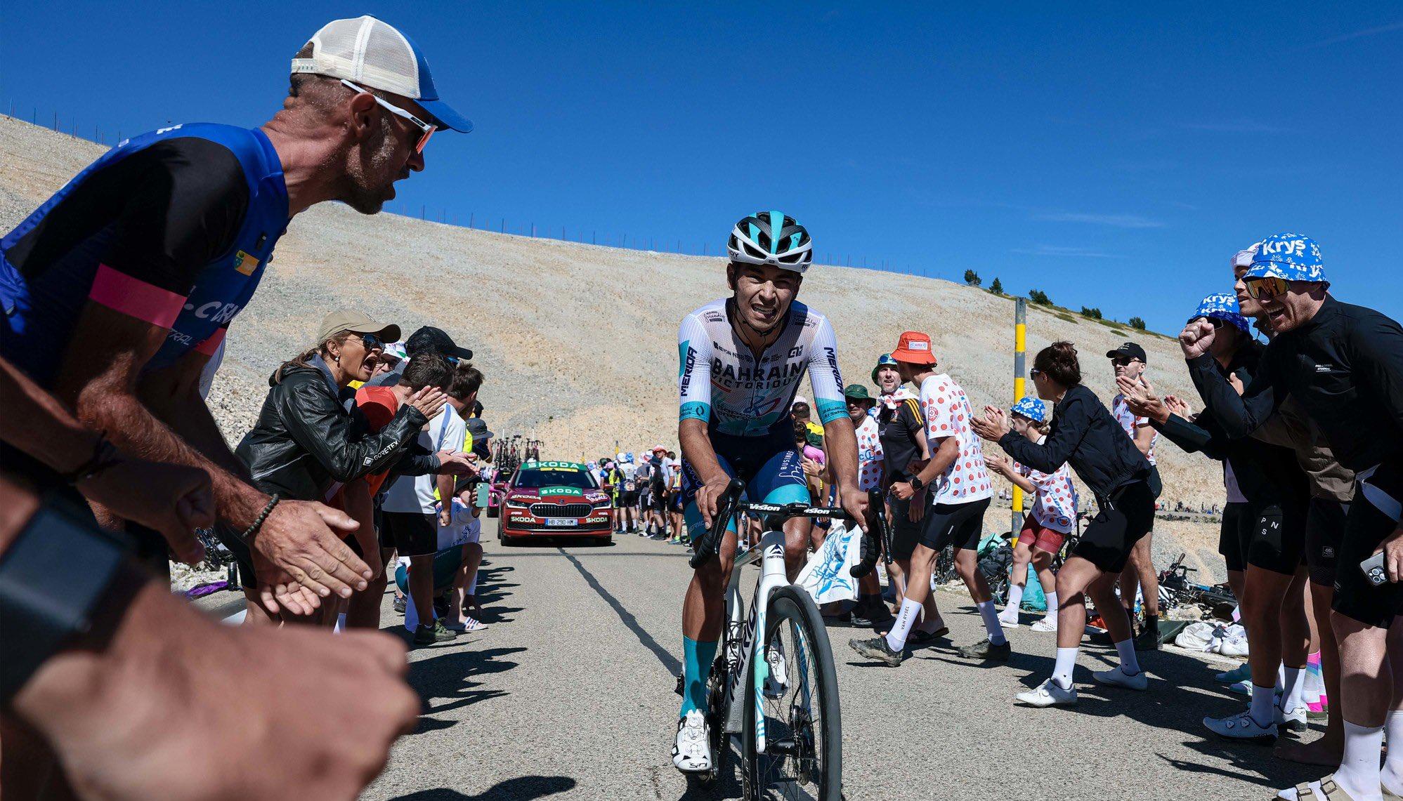 El colombiano Santiago Buitrago fue gran protagonista en la etapa 16 del Tour de Francia.