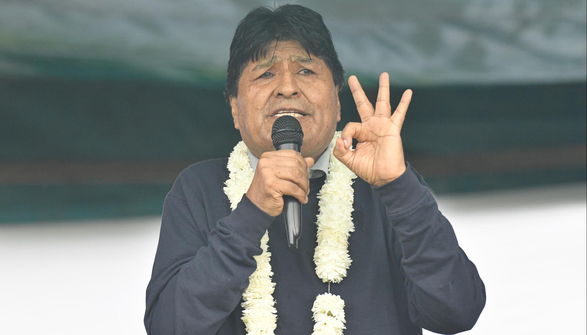 Evo Morales, expresidente de Bolivia.