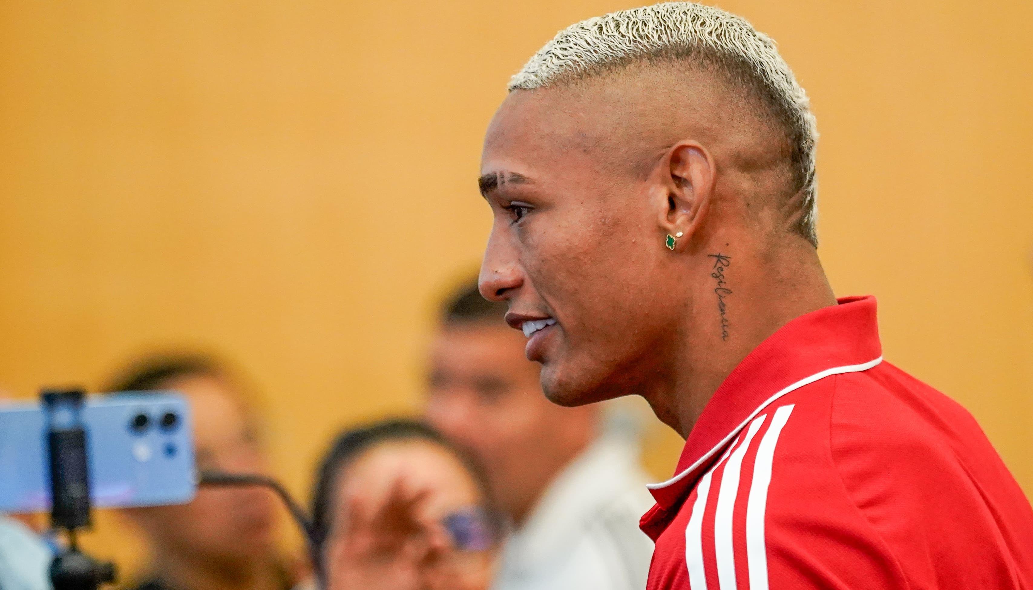 Jermein Peña, defensa central del Junior. 