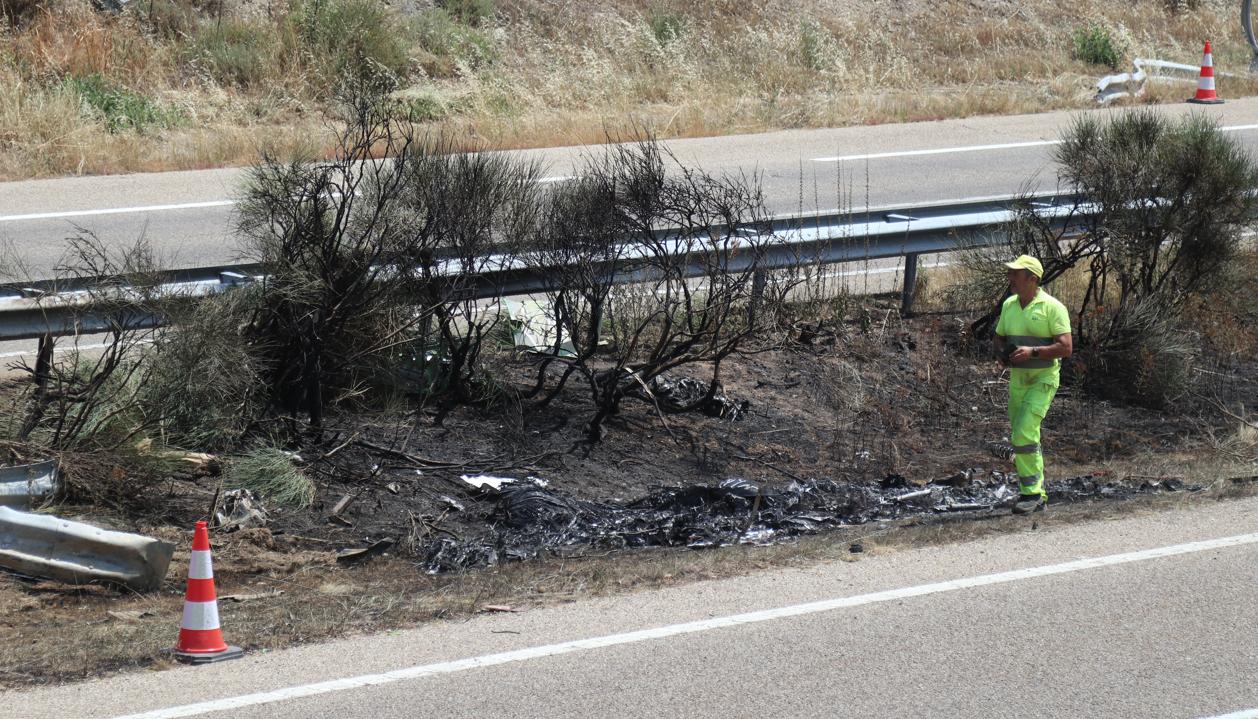 Lugar donde ocurrió el accidente donde murieron Diogo Jota y su hermano André.