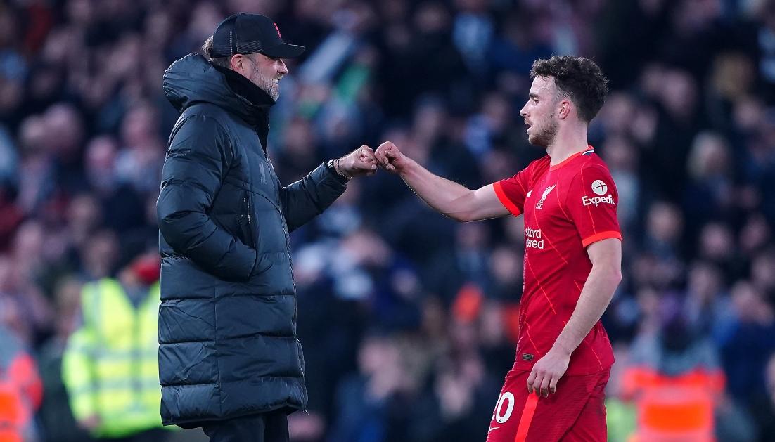 Jürgen Klopp y Diogo Jota coincidieron en el Liverpool entre 2020 y 2024. 
