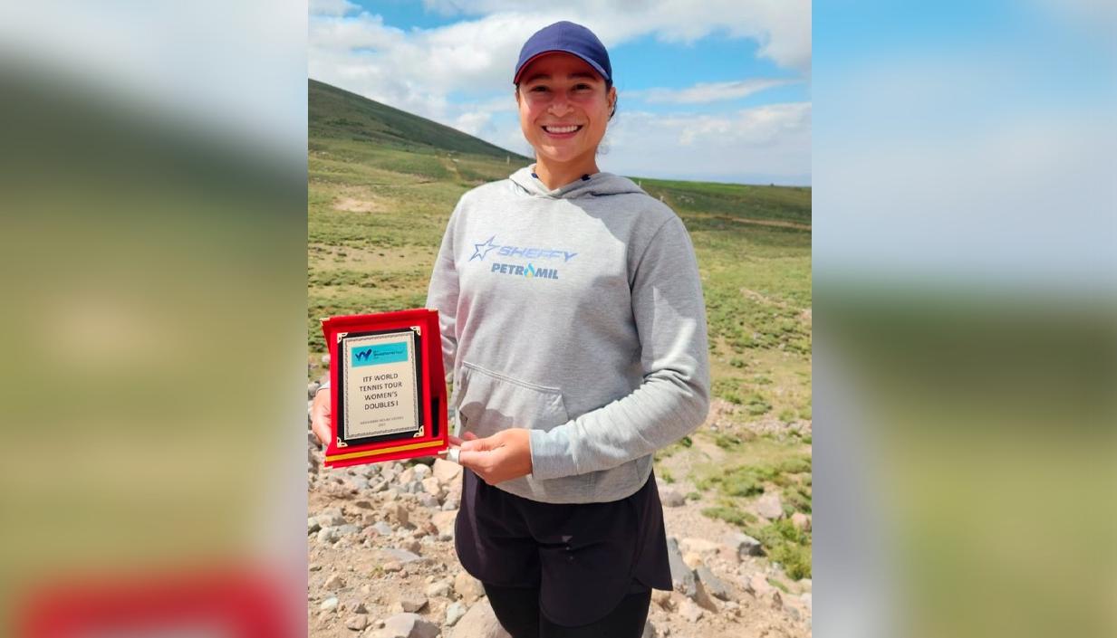 María Fernanda Herazo llegó a 36 títulos como tenista profesional. 