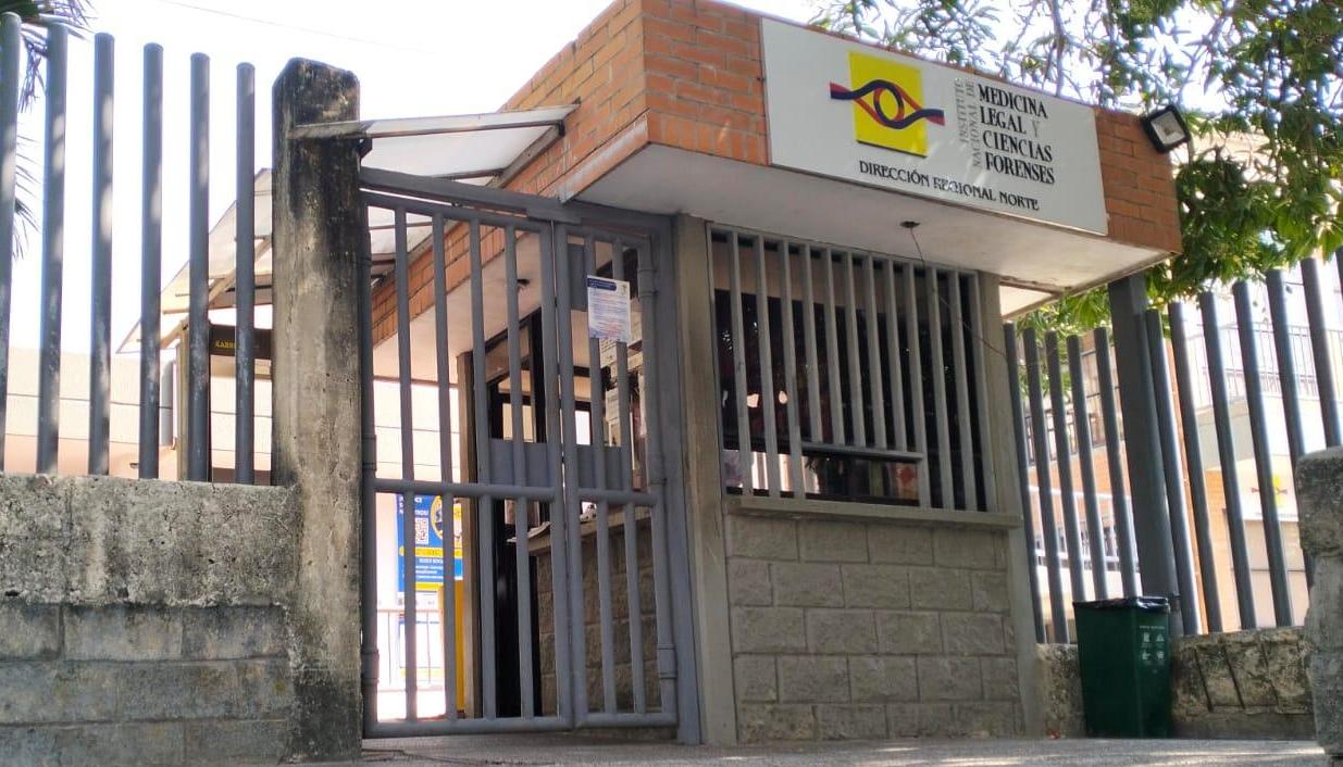 Fachada de Medicina Legal de Barranquilla.
