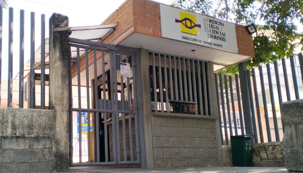Fachada de Medicina Legal en Barranquilla.