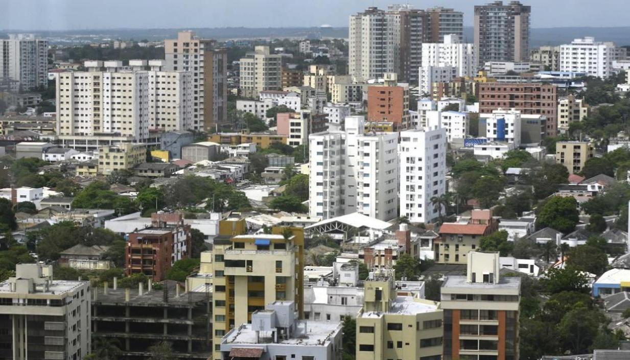 Vista panorámica de Barranquilla.