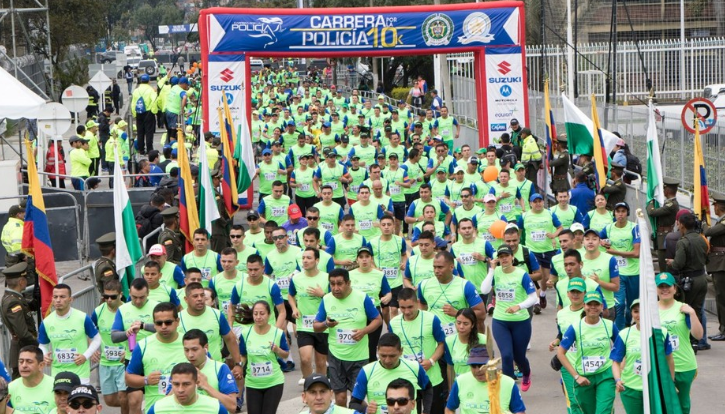 Carrera de la Policía en versiones anteriores. 
