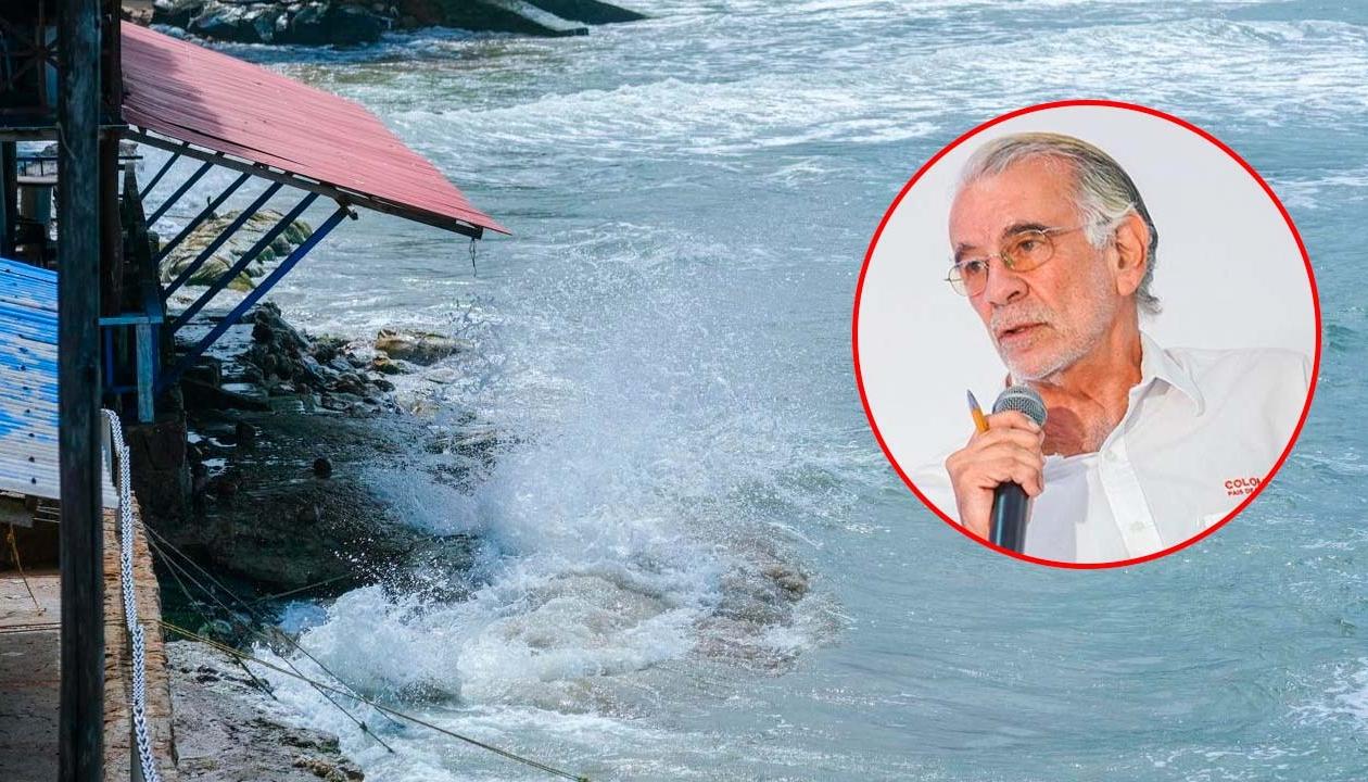 Aspecto de Santa Verónica y el gobernador Eduardo Verano.