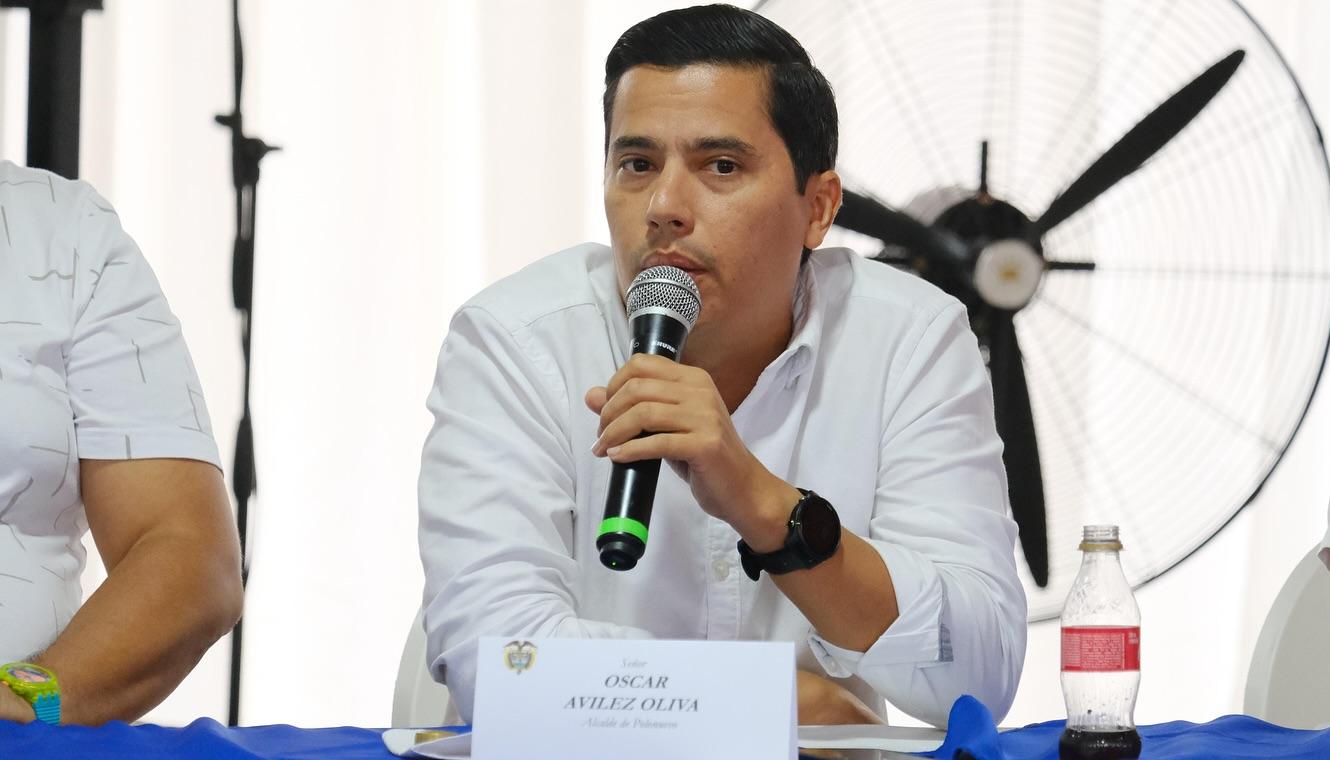 El alcalde de Polonuevo, Óscar Avilez.