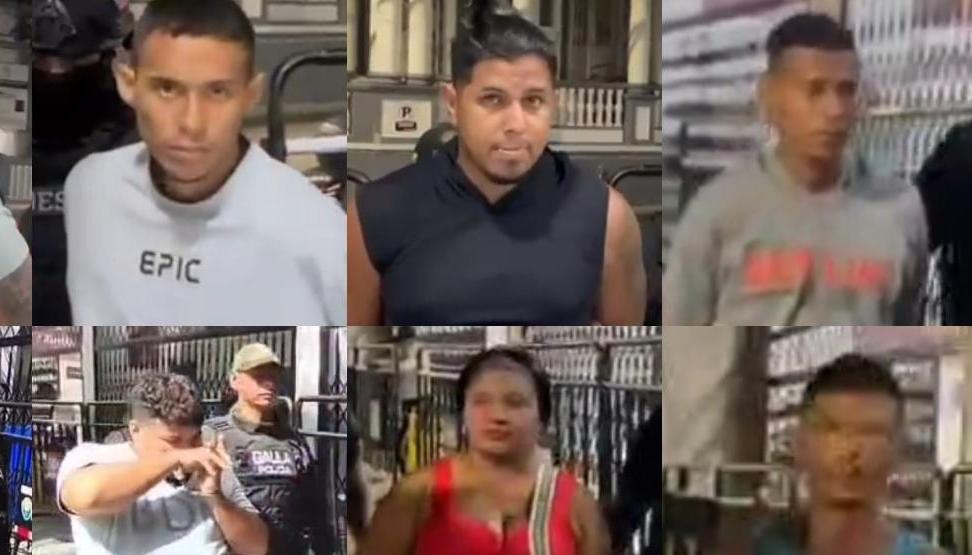 Los capturados quedaron a disposición de la Fiscalía