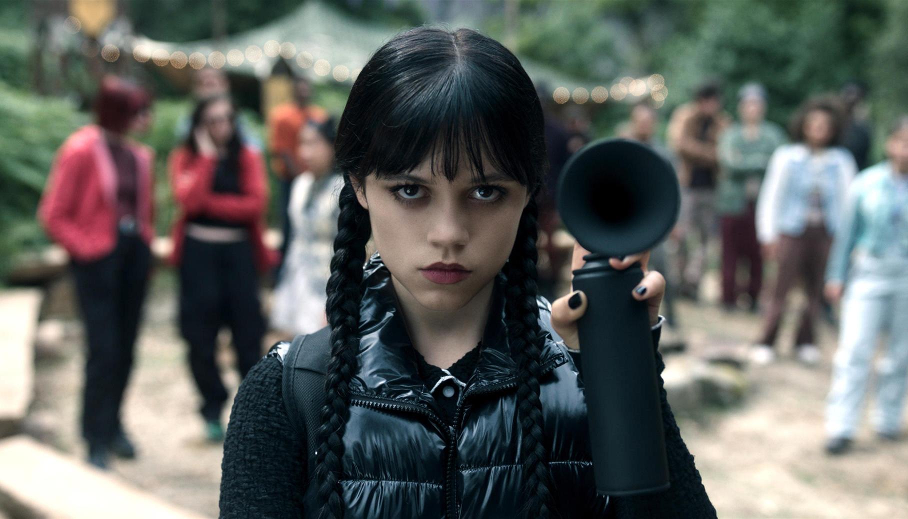 'Wednesday' protagonizada por Jenna Ortega. 