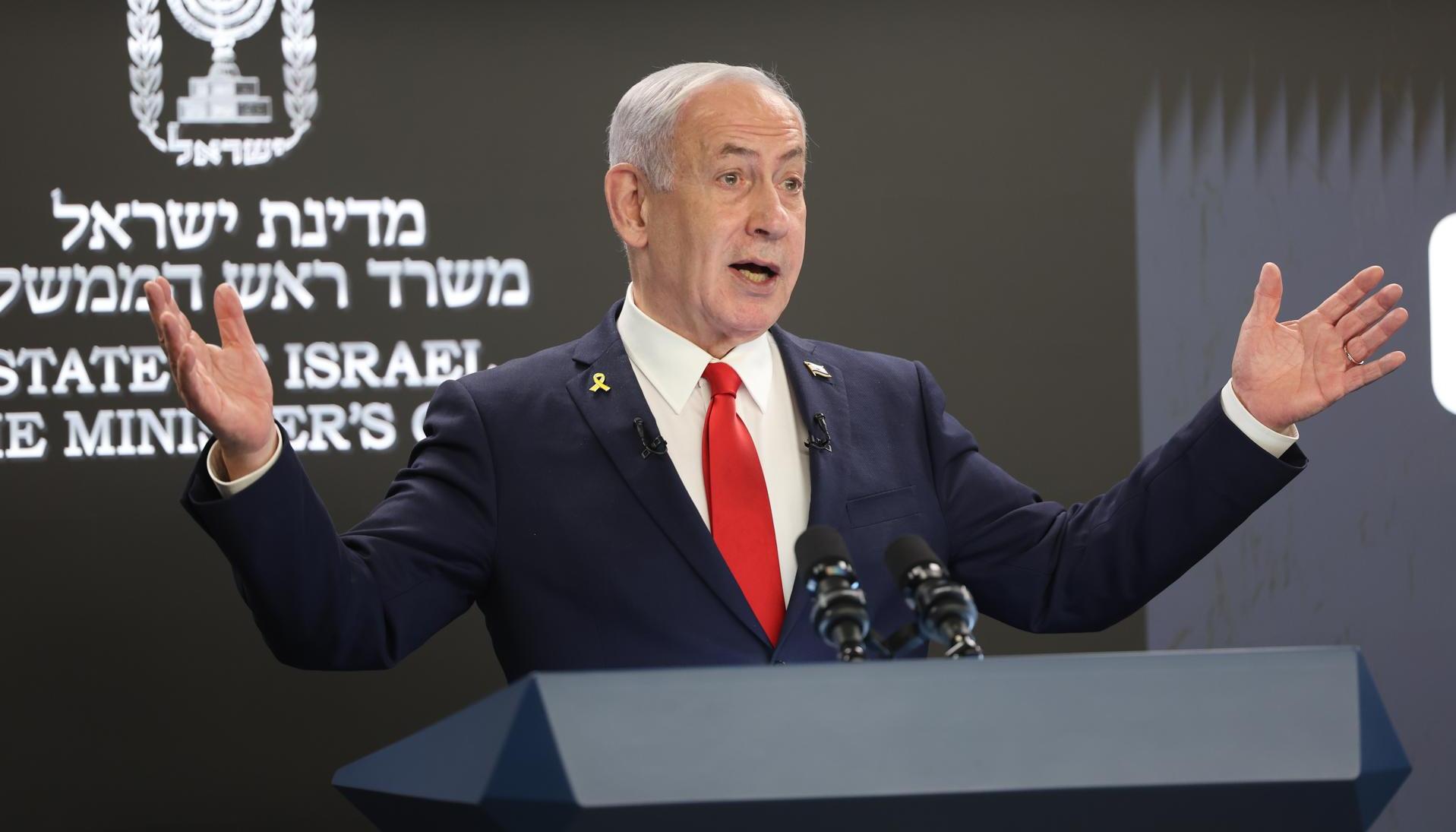 Benjamín Netanyahu, primer ministro de Israel.