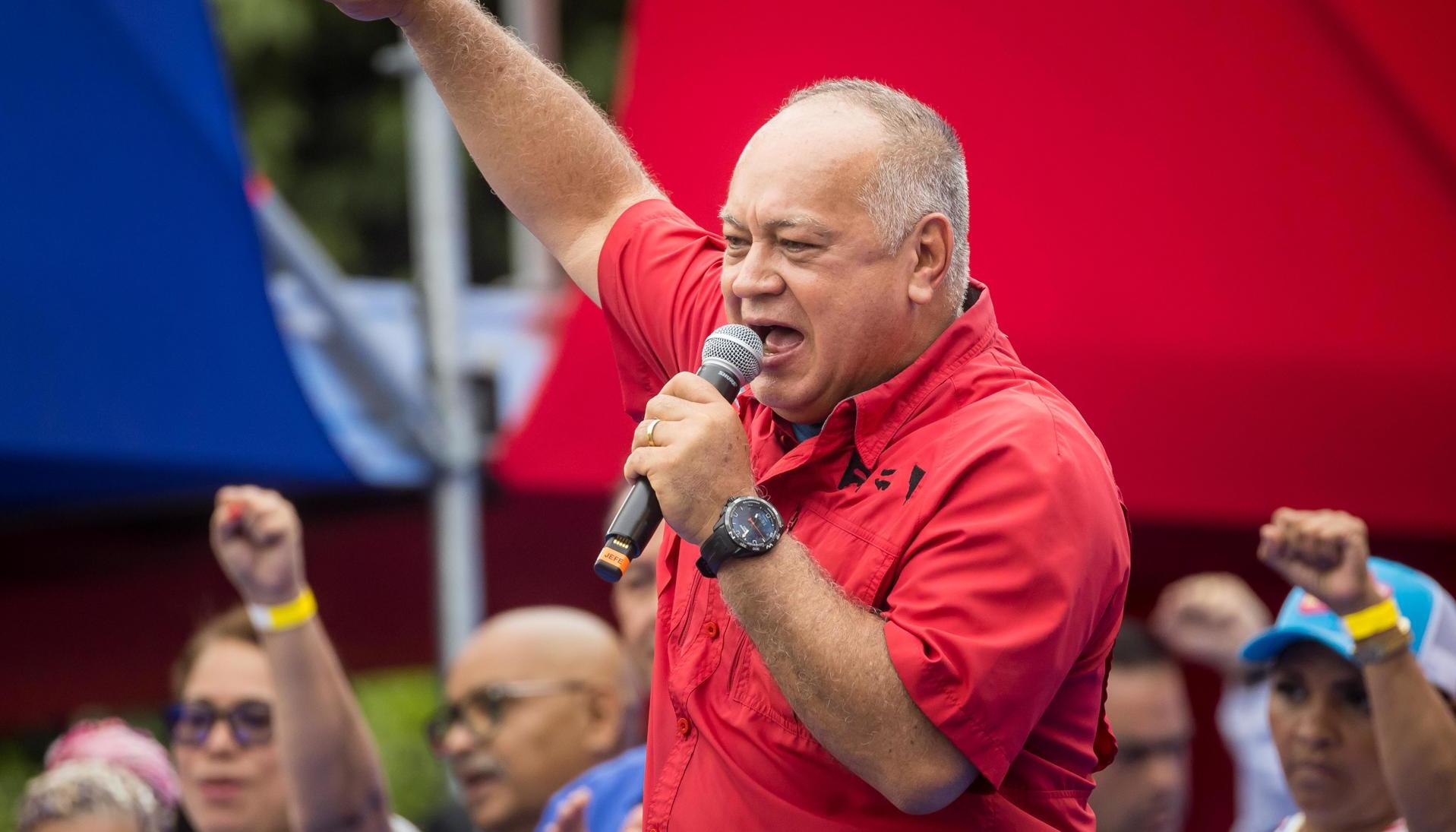 Diosdado Cabello, Ministro del Interior de Venezuela.