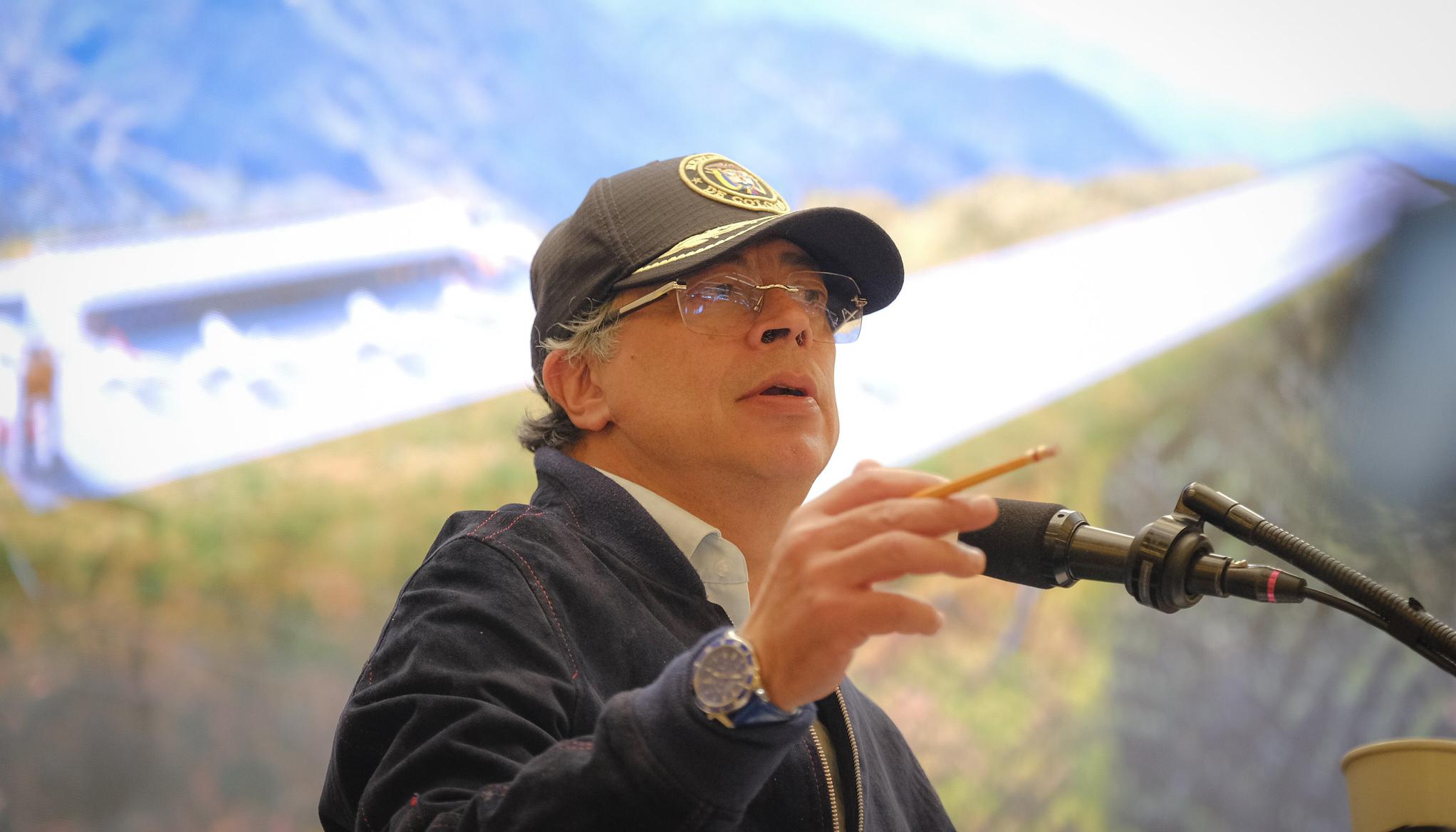 El Presidente Gustavo Petro.