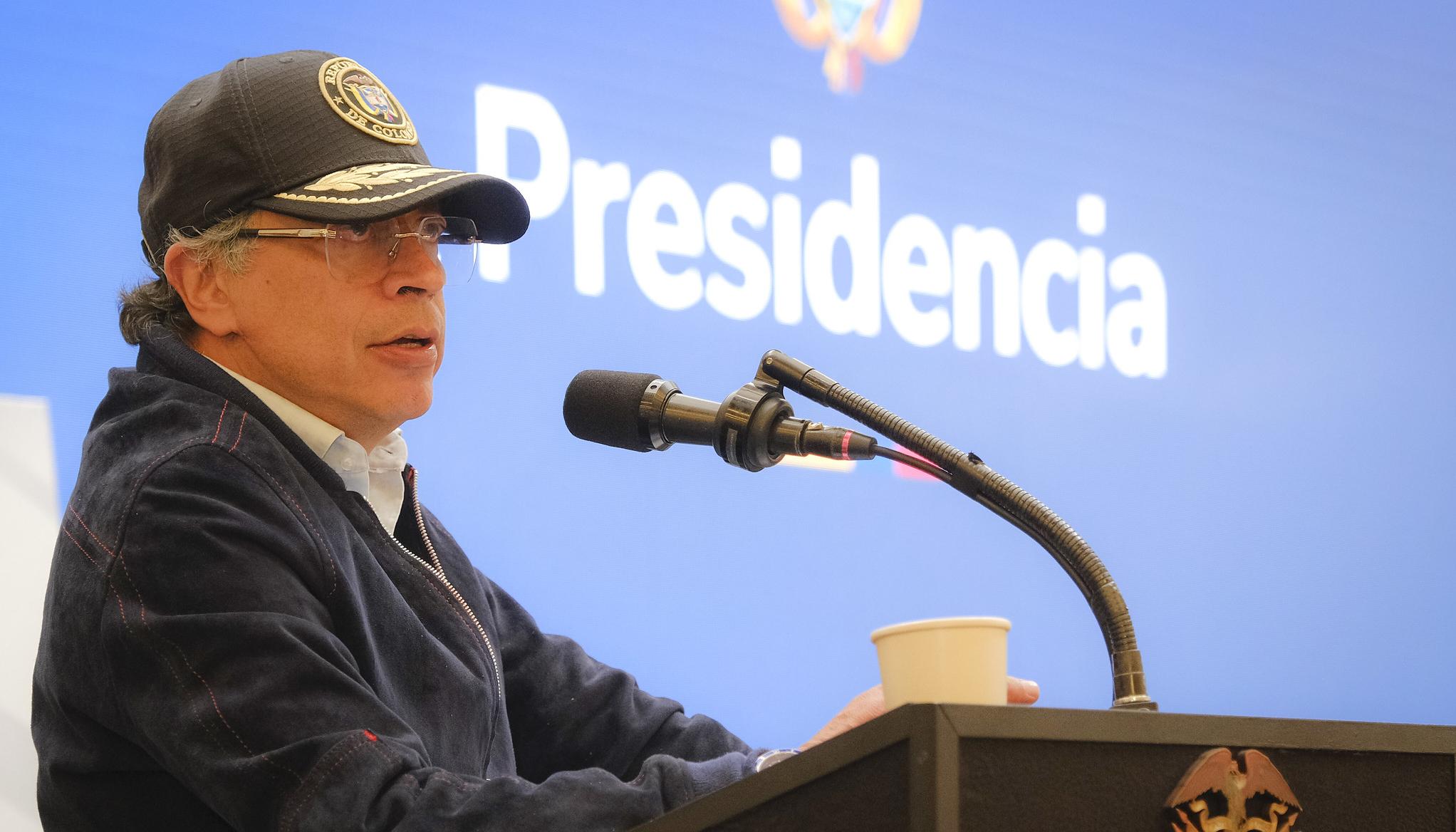 El Presidente Gustavo Petro.