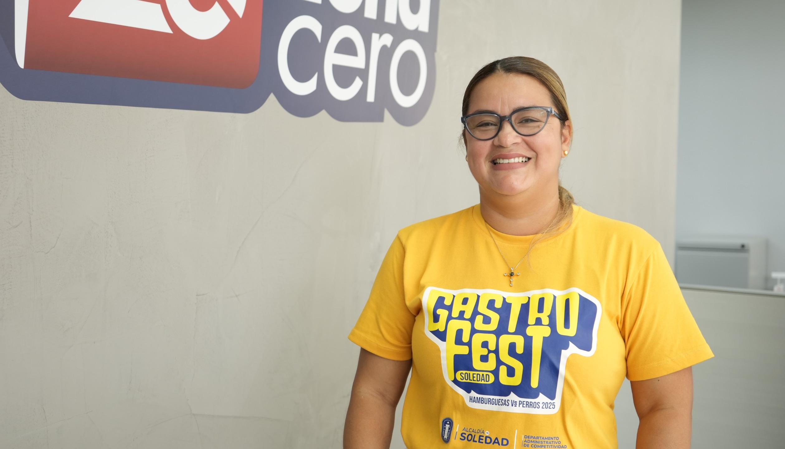 Brency Peña De la Cruz, directora de competitividad de la Alcaldía de Soledad.