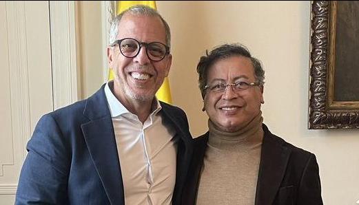 Alfredo Saade y Gustavo Petro. 