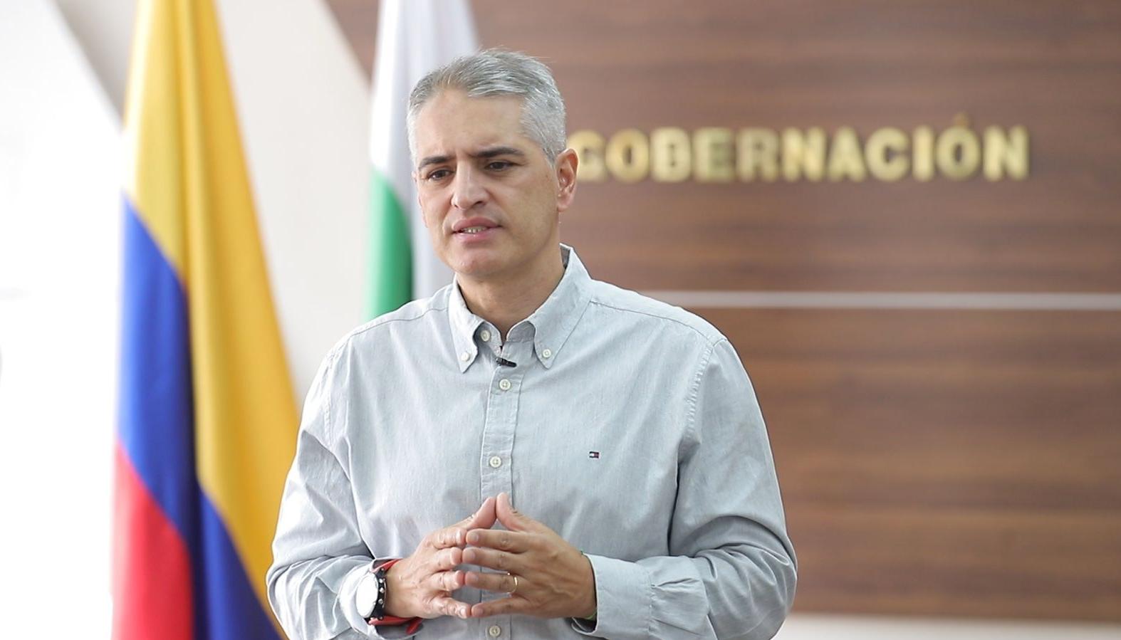 Andrés Julián Rendón, gobernador de Antioquia. 
