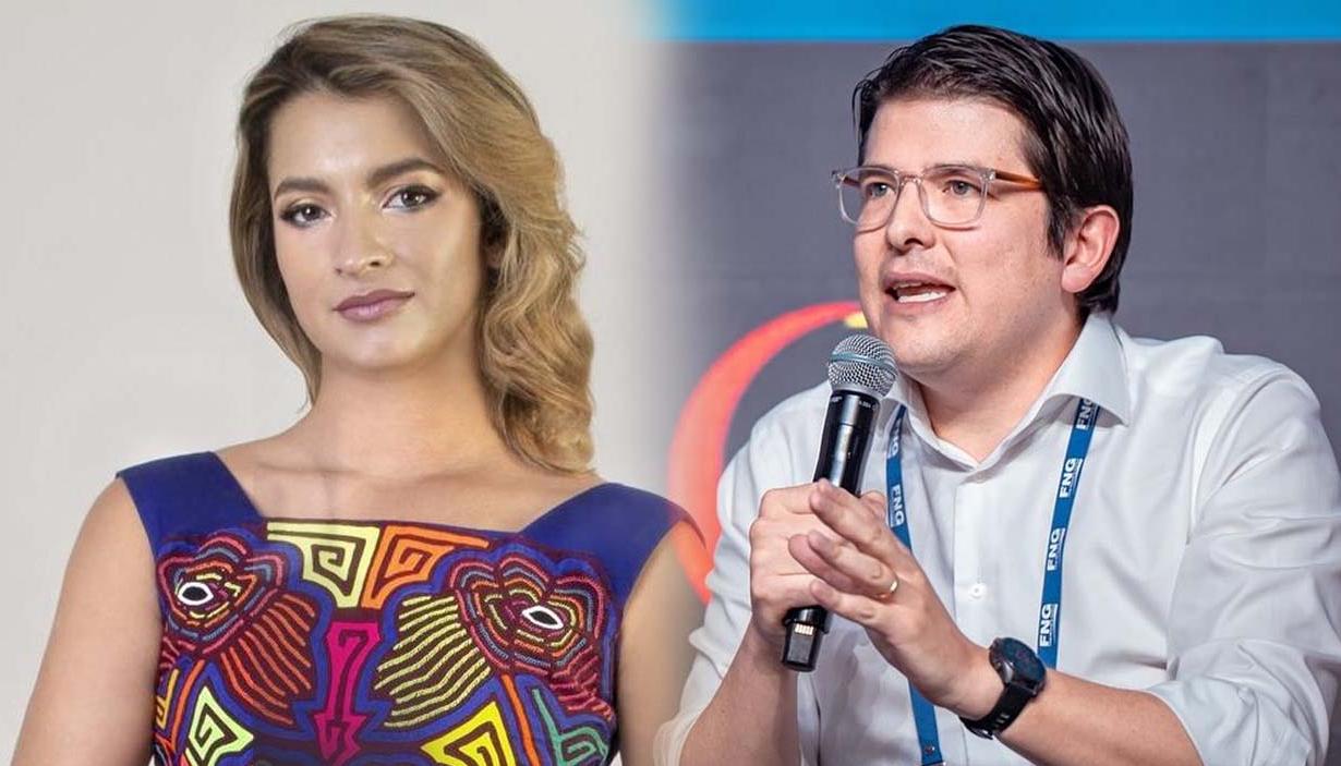 Andrea Petro y Miguel Turbay