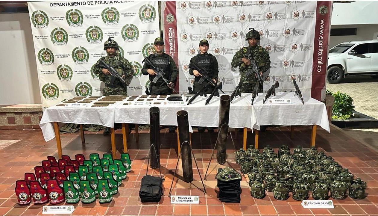 Depósito ilegal del 'Clan del Golfo'.