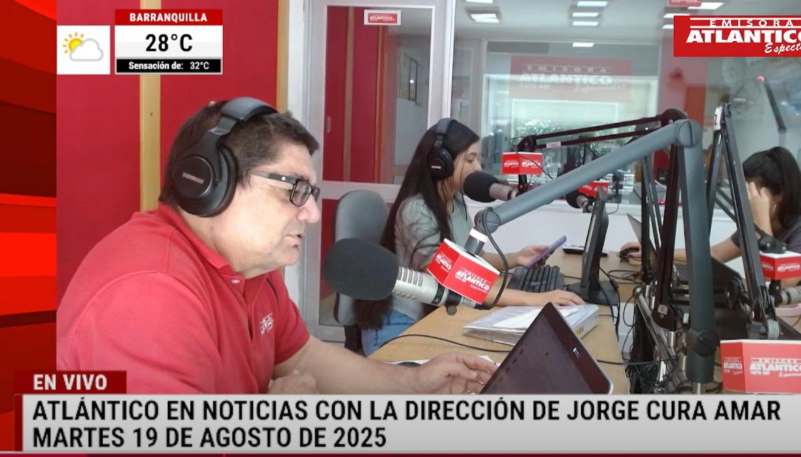 Transmisión de Atlántico en Noticias.