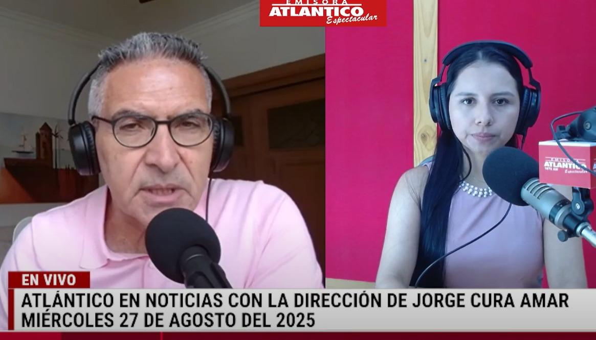 Transmisión de Atlántico en Noticias.