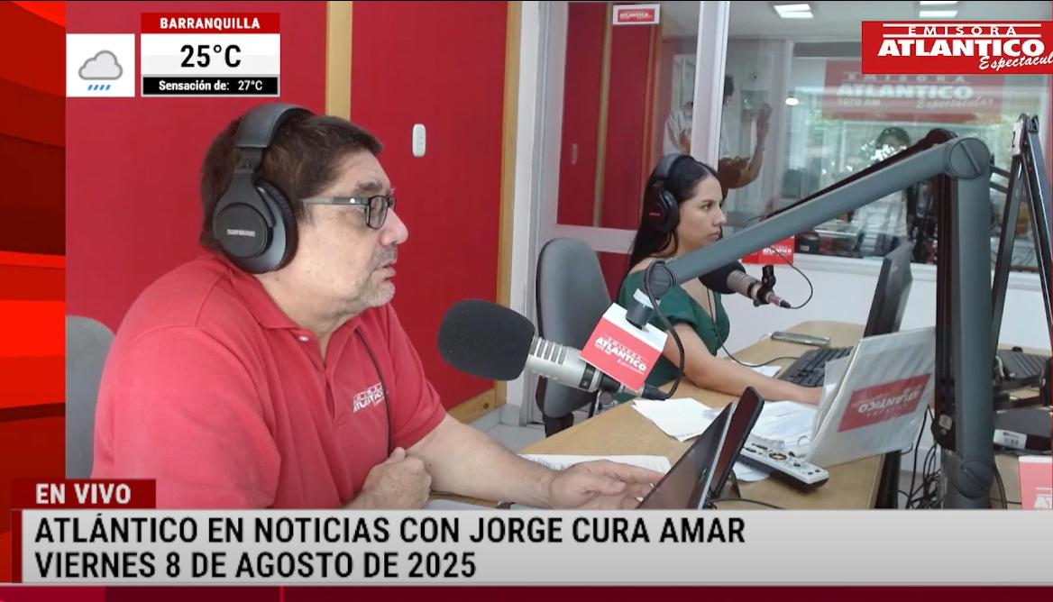 Transmisión de Atlántico en Noticias.