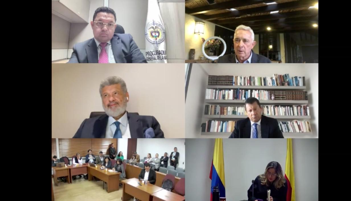 Aspecto de la audiencia de este viernes. 