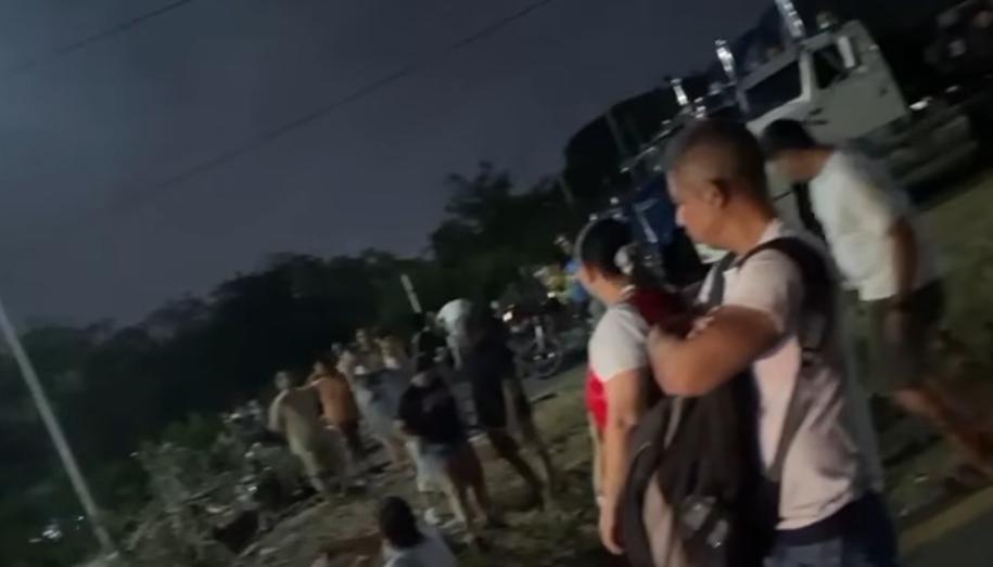 Bloqueos en La Cordialidad, a la altura de Villa Olímpica. 