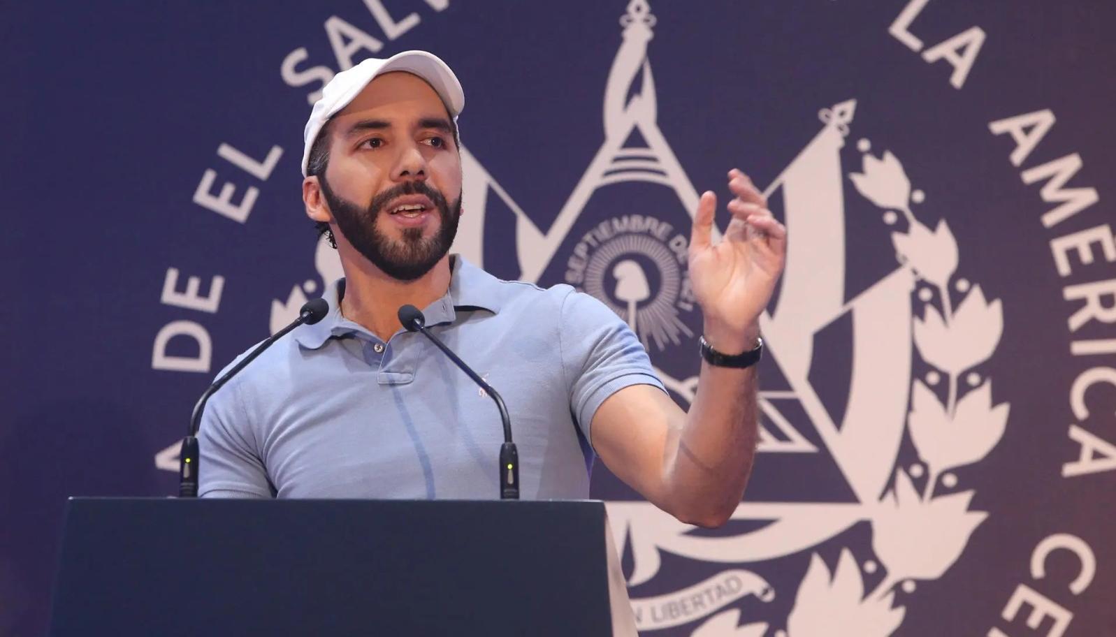 El presidente de El Salvador, Nayib Bukele.