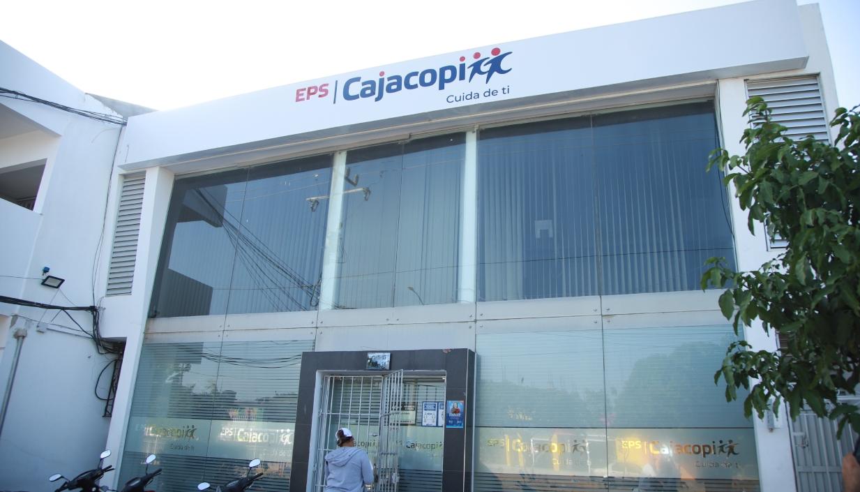 Una sede de Cajacopi EPS. 